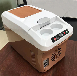 15L Portable Car <b>Refrigerator</b> 12V-24V-220V Dual Voltage Thermoelectric Cooler for Vehicle Outdoor Use - Product Image 2