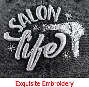 Gorro de Barbero Moderno para Hombres, Servicios de Peluquería y Corte de Cabello, Gorro de Corte de Cabello con Impresión Personalizada para Barberos Profesionales - Product Image 2