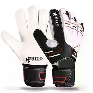 Gants de gardien de but, nouveaux, en latex de base, dos en silicone imprimé, enveloppe de pouce, coupe hybride, personnalisez votre propre design et logo - Product Image 1