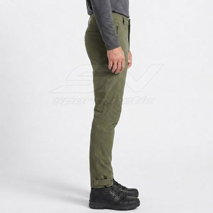 Pantalon de randonnée pour homme avec poches cargo utilitaires, tissu léger, empiècements renforcés et design de cheville réglable - Product Image 5