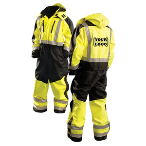 Combinaison de travail antistatique ignifuge en polyester, très réfléchissante, pour l'agriculture et la construction – Offre spéciale - Product Image 6