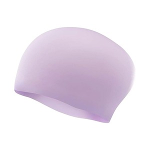 Bonnet de bain en silicone de couleur unie, unisexe, ajustement flexible, design imperméable - Product Image 1