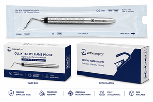 Single-Ended Qulix SE Williams Probe 1-2-3-5-7-8-9-10 Markings #6 #7 #8 #30 Zetomed Pro - Product Image 5