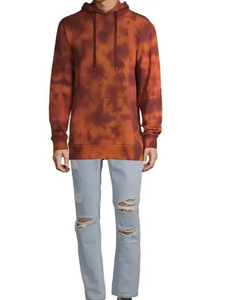 Men's Plain Dyed Hooded Sweatshirt Regular Fit 100% Cotton Knitted <b>Lightweight</b> Casual Winter Wear Pocket Design - Product Image 2