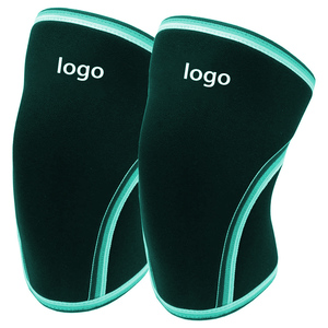 Manchons de genou en néoprène pour haltérophilie, avec logo personnalisé, protection de coude pour Cross-fit, entraînement de presse à la barre, coussinets de gym pour l'entraînement avec barre - Product Image 4