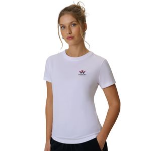 Camiseta Lisa Regular para Mujer, Cuello Redondo, Manga Corta, Algodón Suave, Informal, Ligera, Transpirable, Básica para Uso Diario - Product Image 1