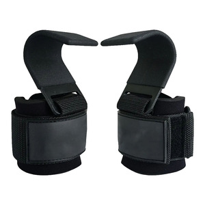 Nayab Industries - Ganchos de Fitness de Alta Resistencia con Correas de Neopreno Ajustables y Cierre de Gancho y Bucle para Protección Integral en Levantamiento de Pesas - Product Image 5