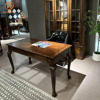 Bureau d'appartement Bureau d'étude pour villa antique et hôtel Mobilier royal en bois massif personnalisable Table d'écriture européenne au design classique