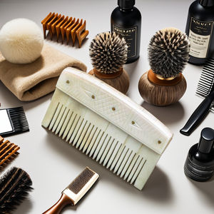 Nueva llegada peine vikingo de hueso de búfalo de alta calidad peine vikingo de hueso de camello tallado a mano de La India a precio al por mayor peine de hueso - Product Image 5