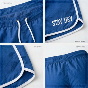 Pantalones Cortos Deportivos con Logotipo OEM Bordado, Cintura Ajustable con Cordón, Pantalones Cortos Impermeables para Mujer, Pantalones Cortos de Senderismo 100% Nailon - Product Image 6