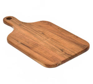 เขียงไม้ไผ่สวยงามสำหรับเสิร์ฟพิซซ่า ขนมปัง ชีส อาหารเรียกน้ำย่อย และของว่าง เป็นมิตรกับสิ่งแวดล้อม 100% ปลอดภัยสำหรับเครื่องล้างจาน - Product Image 3