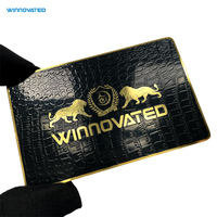 Cartes NFC en métal personnalisables, cartes de visite en métal avec gravure