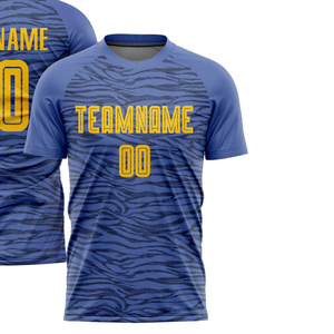 Maillot de foot personnalisé pour joueur, vêtement de sport léger, respirant et à séchage rapide pour l'entraînement en équipe et les matchs de compétition - Product Image 4