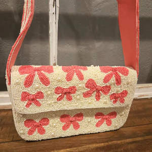 Bolsos de Mano Casuales de Lona Hechos a Mano en India, con Bordado y Cuentas de Vidrio Multicolores, Bolsos Promocionales Resistentes para Viaje-RR - Product Image 5