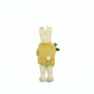 Handmade <b>Wool</b> Bunny Animal Hanging Ornament Carrot Pendant Eco-Friendly Easter Home Decor Supplier - Product Image 3