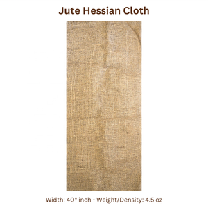 Rouleau de tissu en jute naturel de 4,5 oz, 100 % jute, pour la construction, l'emballage, le contrôle de l'érosion, les chantiers de construction et les utilisations de couverture - Product Image 2