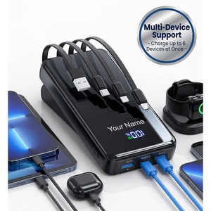 ขายส่ง พาวเวอร์แบงค์แบบพกพา 50000mAh 22.5W รองรับการชาร์จเร็ว PD สายชาร์จในตัว 6 ช่องจ่ายไฟ สำหรับโทรศัพท์มือถือ รับผลิตแบบ OEM/ODM - Product Image 2