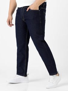 <b>Men</b>’s Regular Fit <b>Stretch</b> Washed Jeans | Mid Rise Comfortable Everyday Denim Pants - Product Image 4