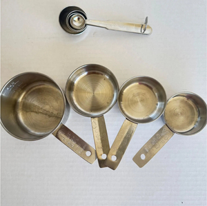 Top Quality Kitchen 4 Piece Set Long Handle <b>Measuring</b> Powder And Coffee <b>Spoon</b> Set Stainless Steel Material Silver Color Polished - Product Image 1