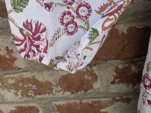 Vestido Indio 2026 de Algodón 100% Estampado a Mano, Cuello en V, Manga Larga, Túnica Casual y Vestido Largo Bordado para Mujer - Product Image 2