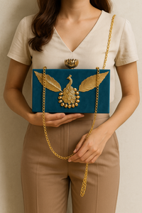 Bolso de Mano de Lujo Hecho a Mano, Duradero y Ecológico, con Cuentas de Resina y Madera, Diseño de Puntos, Cierre Abierto, Cadena Cruzada, Logotipo Personalizado - Product Image 2