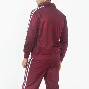 Conjunto deportivo informal de poliéster y nailon para gimnasio, fitness, entrenamiento y jogging para hombre, conjunto de dos piezas, chándal sólido para hombre - Product Image 2