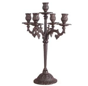 Nouvelles tendances Candélabre Vente en gros Usine Fournitures Événements de haute qualité 5 Bras Bougeoir en métal et Lustre Vente chaude - Product Image 1