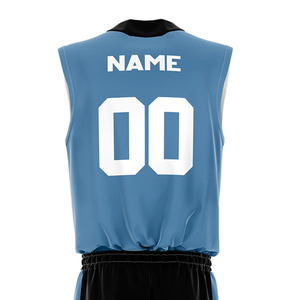 Uniforme de Baloncesto Personalizado para Adultos, Verano, Alta Calidad, Secado Rápido, Transpirable, 100% Poliéster, Ropa Deportiva - Product Image 4