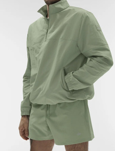 Custom Men Windbreaker Safari Jacket & Shorts Set with Silk Lining Breathable Nylon Winter Casual - Product Image 1