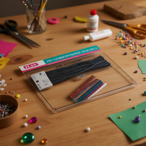 Pulisci tubi Iln 30 cm, nero metallizzato, con filettatura, 20 pezzi per la creazione di lavori artigianali - Product Image 2