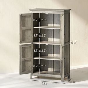 Mobiletto Contenitore Grigio Chiaro per Soggiorno e Bagno - Product Image 6