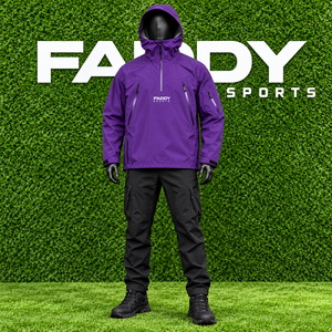 Veste de ski imperméable personnalisée, coupe-vent demi-zip respirant pour sports de neige en extérieur, coque extérieure, logo OEM, vente en gros, équipement pour hommes - Product Image 2