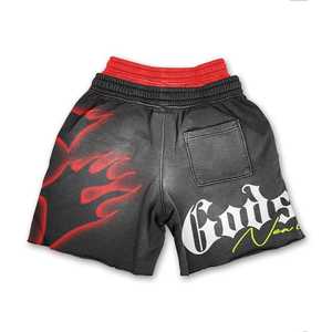 Conjunto de Camiseta Casual para Hombre de Alta Calidad 2025 con Pantalones Cortos de Algodón Transpirable con Lavado Ácido, Logotipo Personalizado OEM, Conjunto de Verano - Product Image 1
