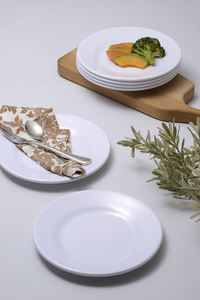 Platos <span class=keywords><strong>de</strong></span> Cena Blancos Baratos para Restaurante, Platos Redondos para Postre, Plato Principal, Ensalada, Resistentes a Roturas, Libres <span class=keywords><strong>de</strong></span> BPA - Product Image 3
