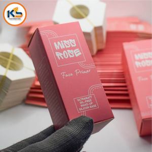 Recyclable <b>Cardboard</b> Gift Folding Paper Box Offset Printing for Cosmetic Skincare Serum Waterproof Paper Board UV Matte - Product Image 2