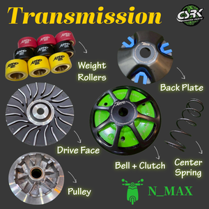 Paquete de Transmisión de Carreras Avanzado para Yamaha NMAX 155 - Product Image 1