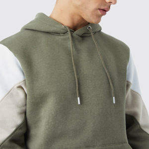 Sudadera con Capucha Oversize de Felpa de Algodón con Estampado Gráfico para Hombre, Bolsillo Canguro, Puños Acanalados, Estilo Urbano Casual y de Moda - Product Image 6