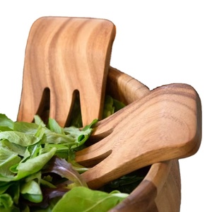 Handcrafted Wooden <b>Salad</b> Mixer <b>Tool</b> for Mixing and Serving Solid Wood <b>Salad</b> Hand Mixer for Vegetable and Fruit <b>Salad</b> - Product Image 1