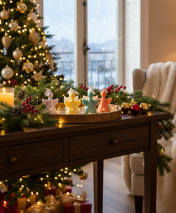 Colorful Handmade Angel Figurine Scented Soy Wax Art <b>Candles</b> for Thanksgiving Mother's Day Diwali Father's Day Home Decor Gifts - Product Image 3