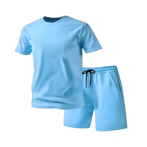 Conjunto Deportivo Informal de Verano para Hombre AGNI INDUSTRY, Tejido de Malla, Secado Rápido, Poliéster/Spandex - Product Image 1