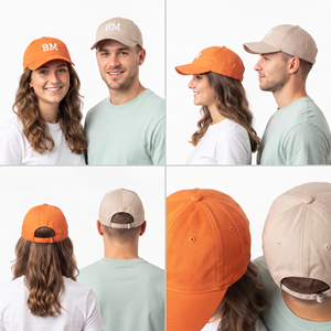 Gorra de Béisbol con Logotipo Bordado Personalizado, Unisex, de Poliéster, Deportiva, Casual, con Cierre a Presión, Estilo Urbano, Protección UV - Product Image 4