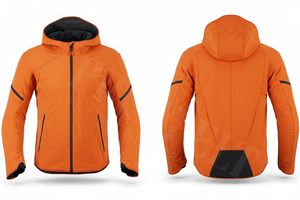 Veste softshell légère, imperméable, coupe-vent, thermique, respirante, à fermeture éclair, style unique, pour motard, idéale pour la conduite en extérieur. - Product Image 4