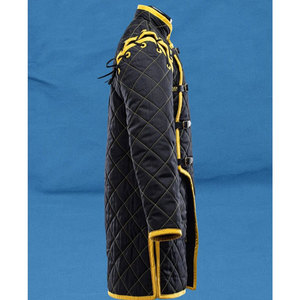 Custom Medieval Padded Gambeson Coat Thick Cotton Aketon For Larp Cosplay Viking Wearing Protective Gear Jacket - Product Image 4