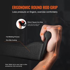 Sistema de Gimnasio en Casa: Accesorio para Máquina de Poleas, Barra en V para Remo, Barra de Tríceps, Entrenamiento de Fuerza para Espalda, Agarre Recubierto de Goma - Product Image 3