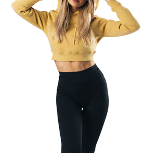 Sudaderas con Capucha Personalizadas de Diseño Casual, Estilo Urbano, Hombros Caídos, Transpirables, Ecológicas, Tejidas, a Bajo Precio, para Mujer - Product Image 4
