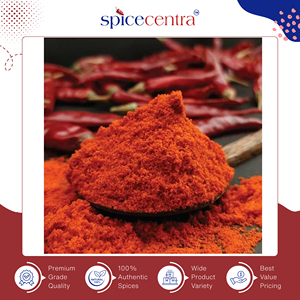 ผงพริกแห้งสีแดงแท้ 100% ยี่ห้อ Spicecentra (แบบธรรมดา) พร้อมบริการสกรีนโลโก้และเลือกขนาดได้ ในราคาประหยัดจากอินเดีย - Product Image 5