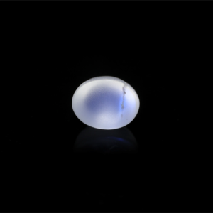 Natural Blue Moonstone Loose Gemstone 4.97 Carat Brilliant Cut Certified Wholesale 4mm - Product Image 2
