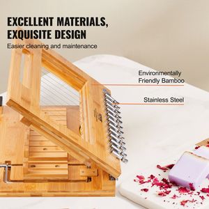 Taglierina di Precisione per Sapone Artigianale in Bambù, per 1-12 Barre, Taglio Preciso di 1 Pollice - Product Image 4