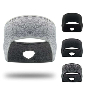 Custom <b>Thin</b> Wide Running <b>Headband</b> Yoga Fitness Polyester & Nylon Sport Hairband Fitness Elastic Non Slip Running <b>Headbands</b> - Product Image 5