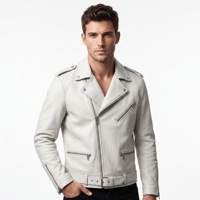 Dumela Nouvelle Veste Bomber en Cuir Gaufré Décontractée pour Homme, Coupe Droite, Bouton Unique, Couleur Unie, Service OEM, Noire, Séchage Rapide, Respirante